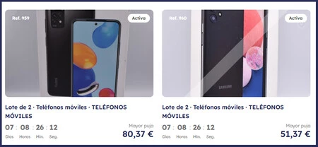 Moviles Subasta Madrid