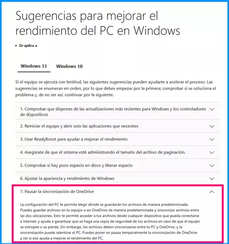Sugerencias