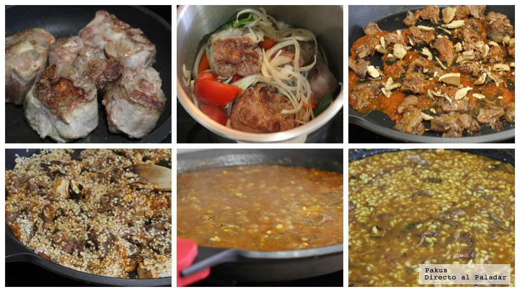 Arroz Rabo Toro Boletus Pasos