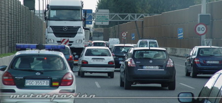 Alguien que no sabe conducir Circulación densa