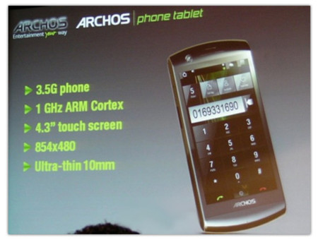 Archos prepara un potente teléfono Android