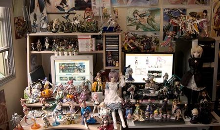 Un vistazo a las habitaciones más frikis de los jugones y otakus