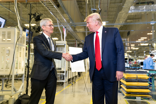 Tim Cook Donald Trump Portada
