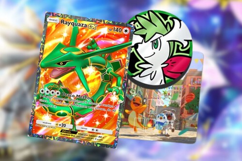 Carta Rayquaza Ex Pokemon Tcg Pocket