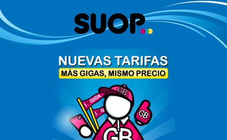 SUOP vuelve a aplicar otro aumento de gigas sin coste, y estrena 14 GB por 12,99 euros