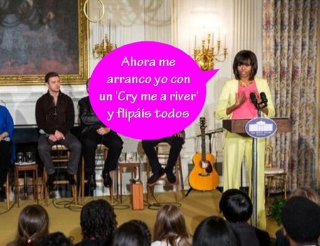 Justin Timberlake is in da haus... In da white haus!