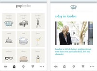 Aplicaciones viajeras: Goop City Guides 