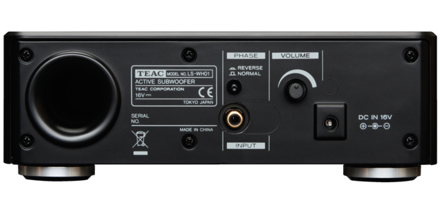 TEAC LS-WH01, conjunto de altavoces 2.1 para espacios reducidos