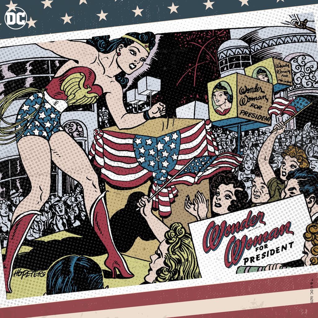 ¡Wonder Woman presidenta! El cómic de DC que rompió moldes durante la Segunda Guerra Mundial