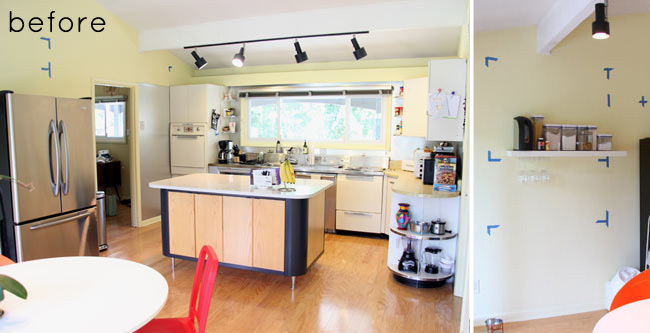 Antes y después: la cocina de Design Milk