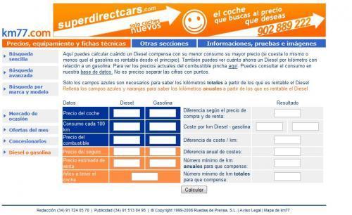 Comparador: ¿cuándo sale rentable comprar diésel?