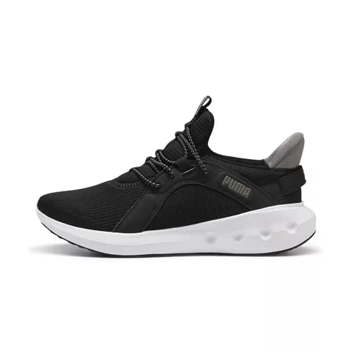 Puma Unisex Adults SOFTRIDE Carson Ease IN Road Running Shoe, Puma Black-Puma White, 40.5 EU