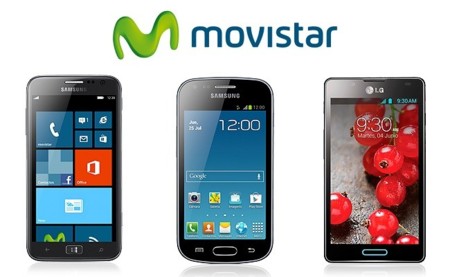 Precios de Samsung ATIV S, Samsung Galaxy Trend y LG Optimus L7 II con Movistar