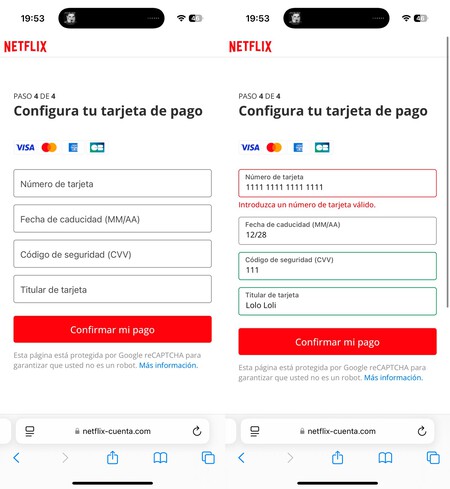 Estafa Netflix