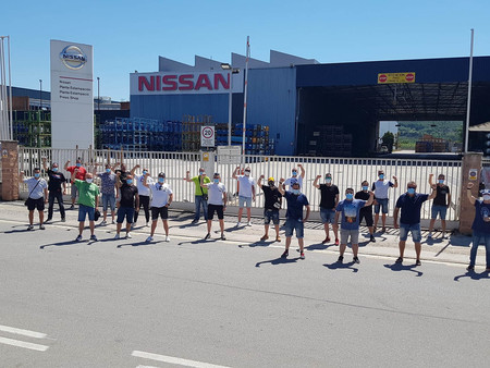 Las protestas por el cierre de Nissan Barcelona, en imágenes