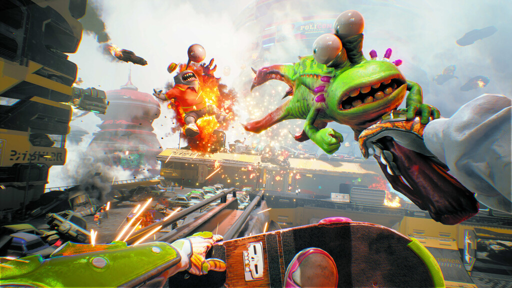 No solo se ve espectacular, es que además es uno de los juegos de acción y ciencia ficción más divertidos que recuerdo. He probado High on Life 2 y es tremendo