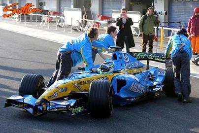 Primera foto del Renault R26