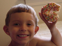 Premiar con dulces a los niños