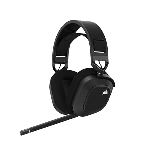 Corsair HS80 RGB Wireless Auriculares Inalámbricos para Juegos - Carbono