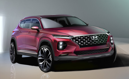 Estos sugestivos bocetos son del próximo Hyundai Santa Fe