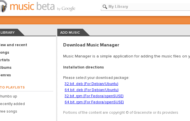 Google Music upload disponible en Linux