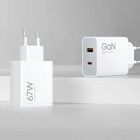 Ya era hora de que Xiaomi trajera un cargador con dos tomas USB: hasta 67W de carga rápida y adiós a elegir qué dispositivo cargar primero 