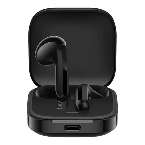 XIAOMI Redmi Buds 6 Active - Auriculares inalámbricos, cancelación de Ruido, Ligeros, hasta 36 Horas de autonomía, Bluetooth 5.4, Negro (Versión ES)