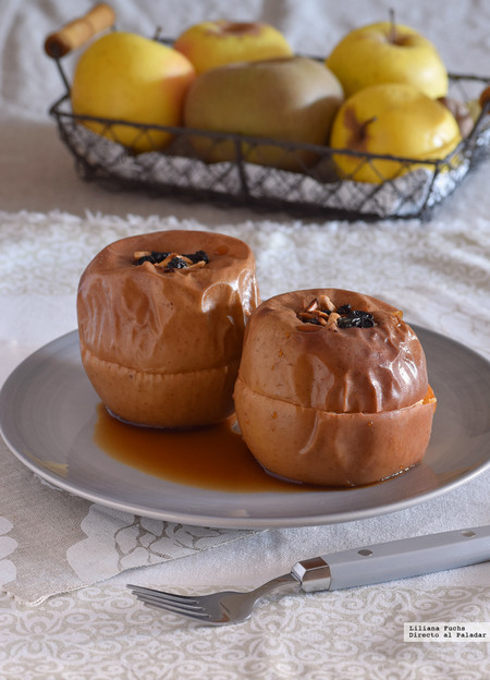 Receta de manzanas asadas