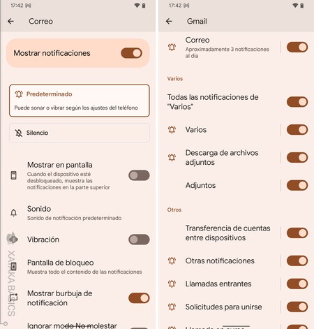 Mas Config Notificaciones Barra