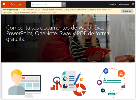 Microsoft cierra Docs.com, su plataforma para compartir documentos de Office