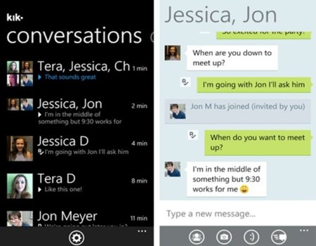 Actualización de Kik para WP7 trae mejoras importantes en su seguridad