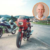 Adrian Newey es tan loco de las motos que predijo la caída de Triumph antes que nadie. En su garaje hay joyas, pero ninguna Honda 