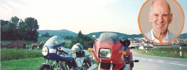 Adrian Newey es tan loco de las motos que predijo la caída de Triumph antes que nadie. En su garaje hay joyas, pero ninguna Honda 