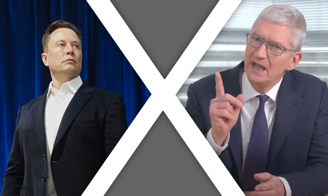 Tim Cook Elon Musk