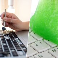 Tu teclado puede estar limpio sin desmontarlo gracias a esta especie de 'blandiblú' que funciona genial