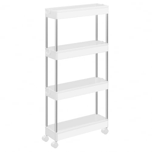 SONGMICS Carro de Almacenamiento de 4 Niveles