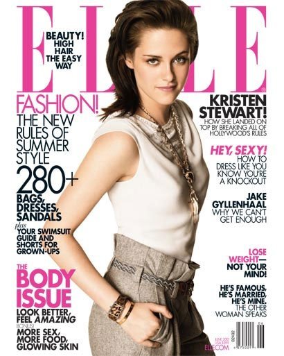 Kristen Stewart, mucho más mona de lo habitual, en la revista Elle