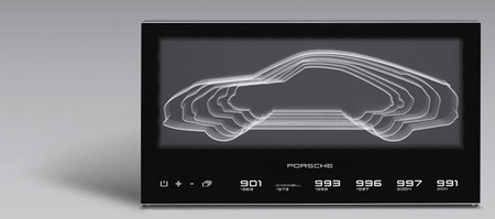Esta lámpara te muestra las siluetas de todos los Porsche 911