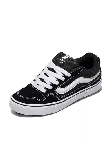 Vans Caldrone, Zapatillas para Hombre, SUEDE/MESH BLACK/WHITE, 43 EU