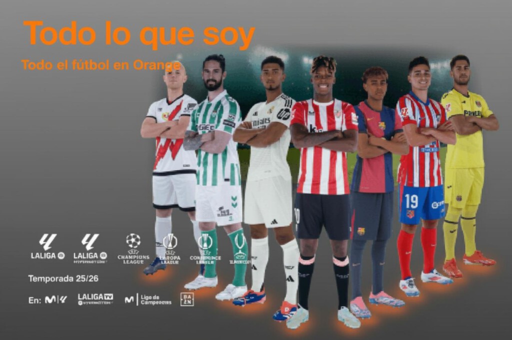 Orange castiga a Movistar con su propia medicina: todo el fútbol, más fibra y más líneas móviles por 45 euros