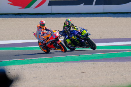 Marquez Rossi Misano Motogp 2019