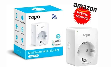 De nuevo a precio mínimo y más barato que en otras tiendas: Amazon tiene el enchufe inteligente TP-Link Tapo P100 por menos de 10 euros