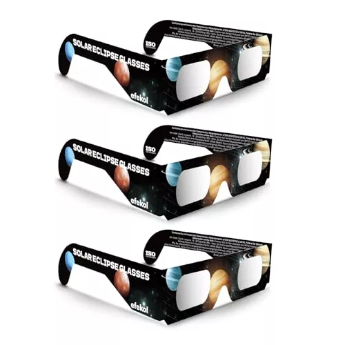 Gafas Eclipse Solar Homologadas - Certificación CE y EN ISO 12312-2