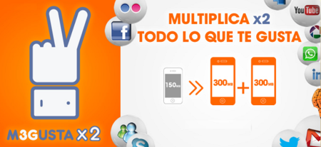 Euskaltel duplica los megas de M3GUSTA a clientes con al menos dos líneas móviles