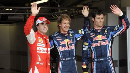 GP de Gran Bretaña 2010: Sebastian Vettel se queda con el alerón de Mark Webber