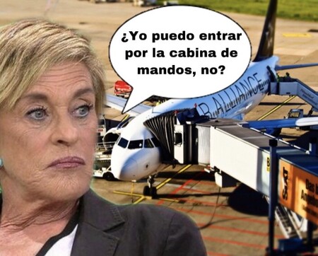 Chelo García Cortés monta un pollo en el aeropuerto y exige una sala VIP: "Tú no sabes con quién estás hablando"
