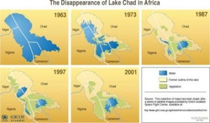 Desaparece el Lago Chad