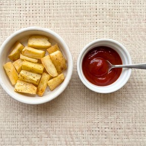 Yuca en la freidora de aire, una guarnición deliciosa y súper fácil de preparar