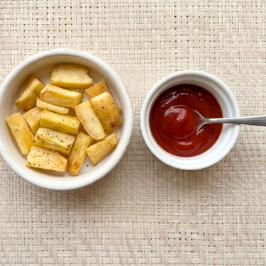 Yuca en la freidora de aire, una guarnición deliciosa y súper fácil de preparar