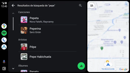 Android Auto 10.3 ベータ版と最近追加された Spotify の曲検索